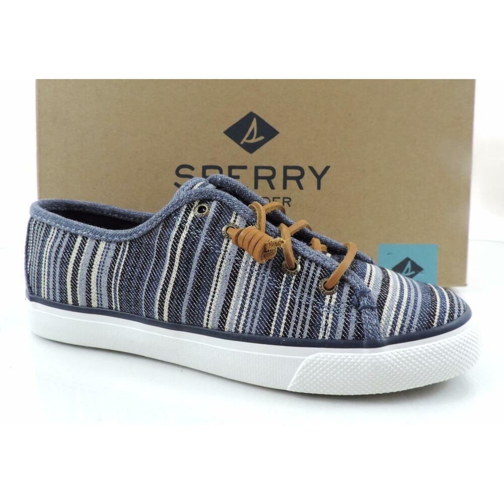 Sperry Top Sider Size 7 Seacoast Fashion Sneakers Navy Multi